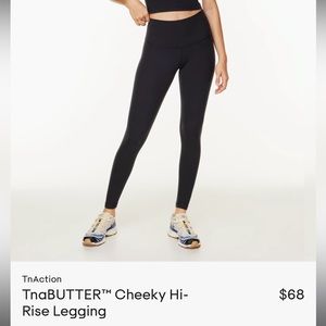 tna BUTTER high-rise leggings in black